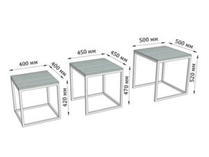 Стол журнальный Кубо 3 В 1 — изображение 3